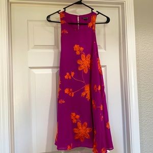 Fuschia Embroidered Dress